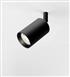 Milo cabezal Ø57x135mm.negro tex.Led Par16